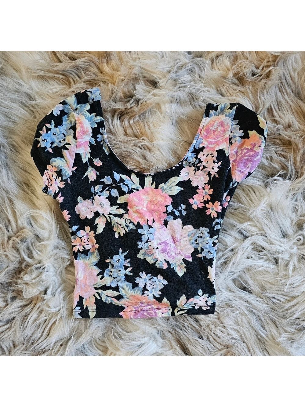 Garage Floral Crop Top